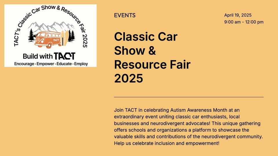 Tact’s Classic Car Show and Resource Fair