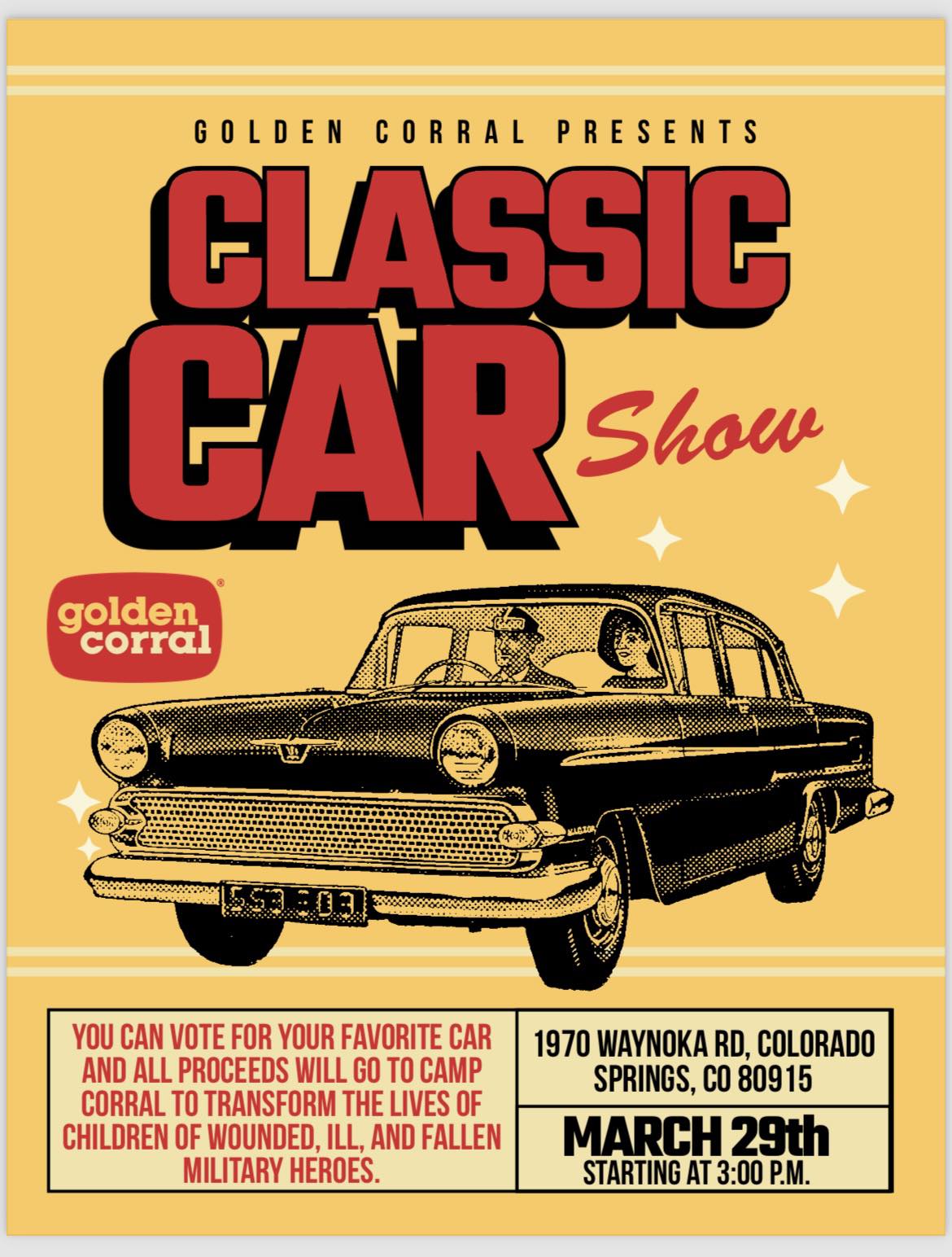 Golden Corral Classic Car Show